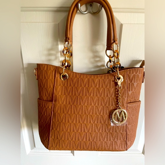 MKF Mia k. Collection Handbag/Crossbody in Tan - Picture 1 of 9